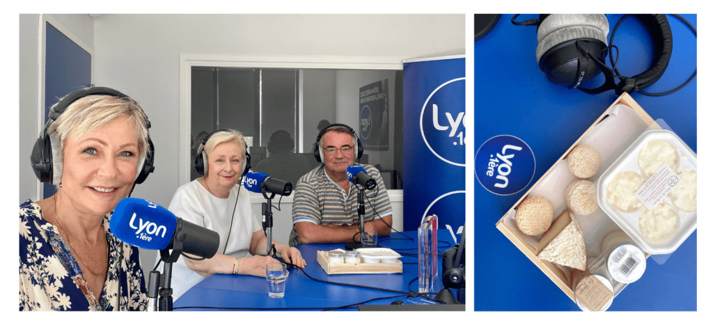 Renée Richard et Jean-Marc Lery dans les studios de Lyon 1ère