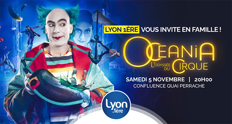 Vos invitations en famille pour Oceania, l’Odyssée du Cirque