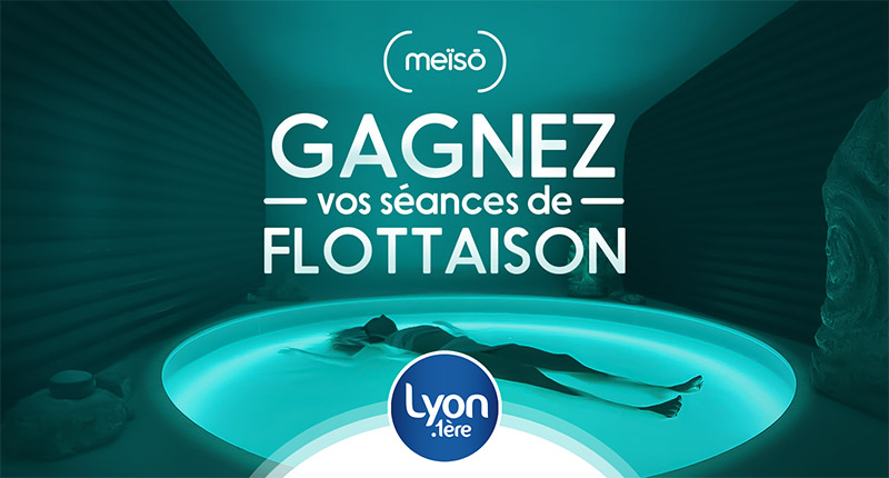 Gagnez vos séances de flottaison avec Oasis Meiso