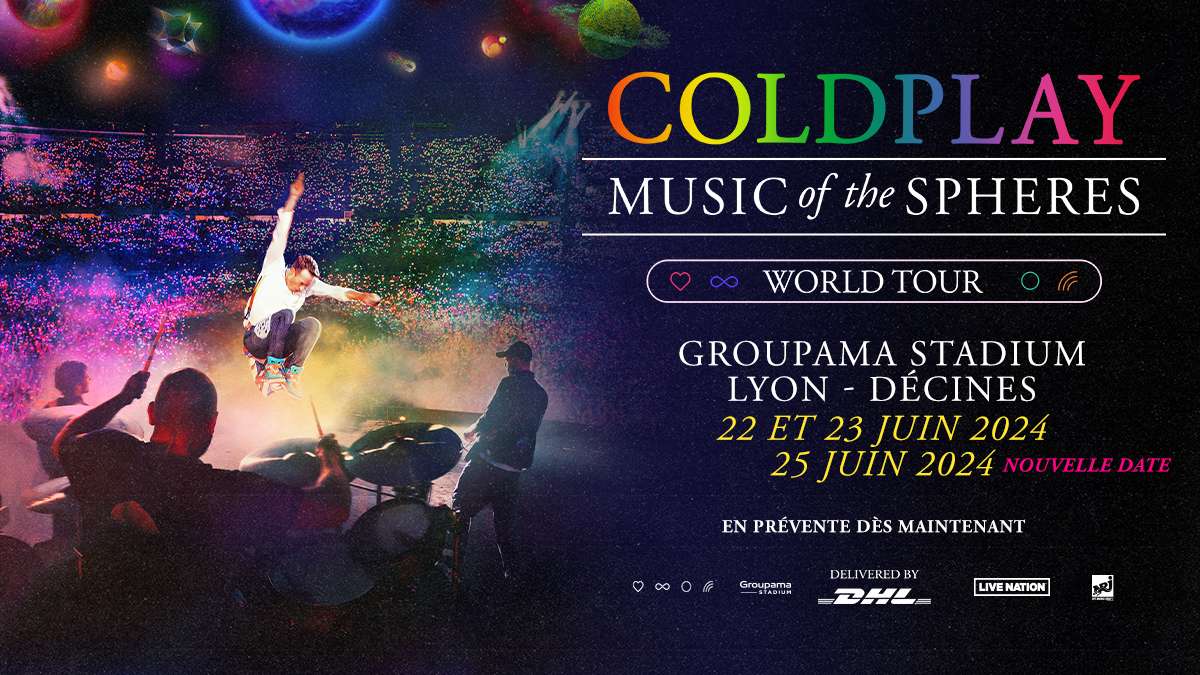 Coldplay à Lyon une troisième date au Groupama Stadium