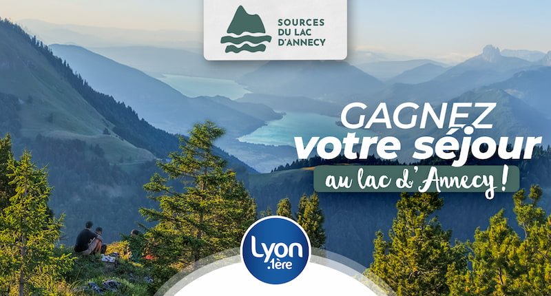 Gagnez votre séjour aux sources du lac d’Annecy pour 2