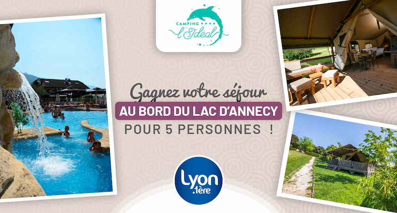 Gagnez votre séjour pour 5 personnes au bord du lac d’Annecy !